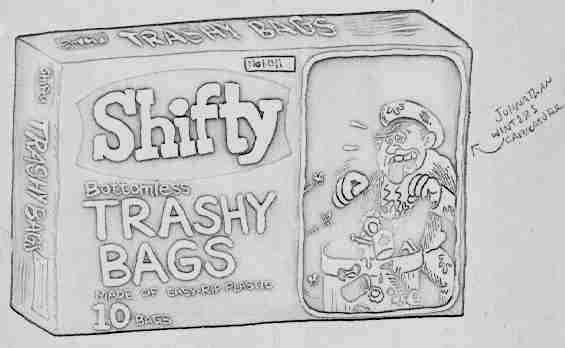 shifty trash bags