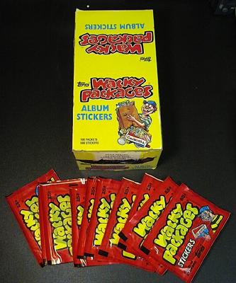 1986 BLUNDER BREAD Topps Wacky Packages Sticker 