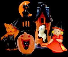 VINTAGE HALLOWEEN CANDLES