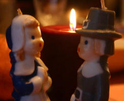 VINTAGE THANKSGIVING CANDLES