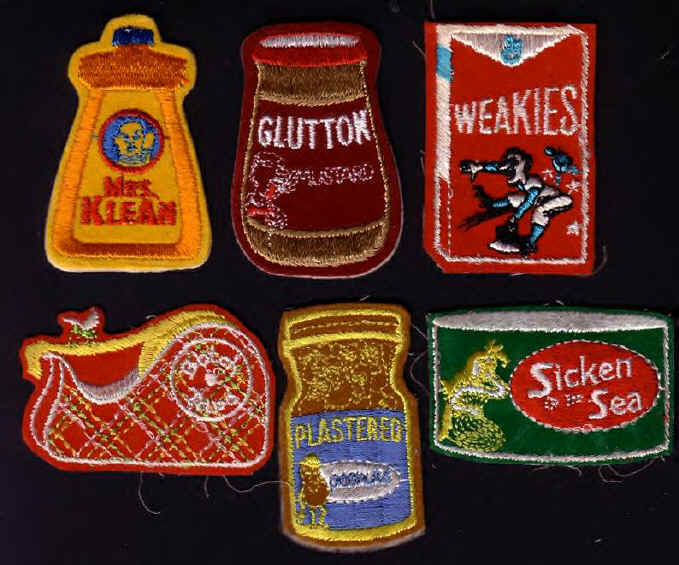 TEST PATCHES wacky packages