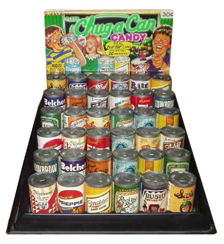 chug-a-cans display
