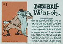 Baseball Weird-Ohs card back.