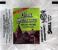 Dark Shadows monster cards wrapper.