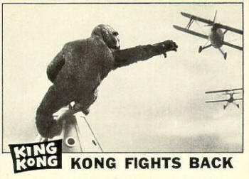 King kong trading card.