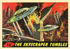 Mars Attacks trading cards.