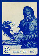 Monster cards trading card set. Monster of Piedras Blancas.