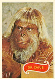 Non-sports cards. Planet of the Apes trading cards.