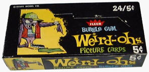 Weird-Oh's trading cards box.
