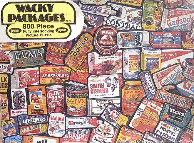 jaymar puzzle box wacky packages