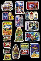 Funny Stickers Adult on Vending Machine Series 1 Wacky Packages   Lost Wackys