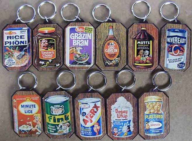 wacky keychain fronts