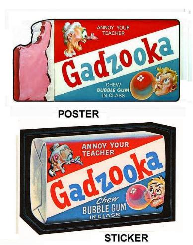 gadzooka poster and sticker