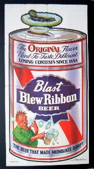 Blast Blew Ribbon Poster