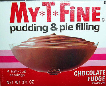 My*T*Fine pudding box 