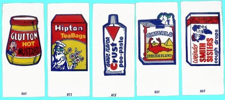 1974 Wacky Packages Tattoos