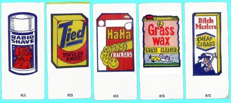 1974 Wacky Packages Tattoos