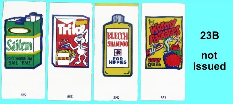 1974 Wacky Packages Tattoos