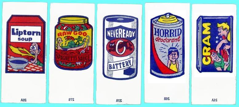 1974 Wacky Packages Tattoos