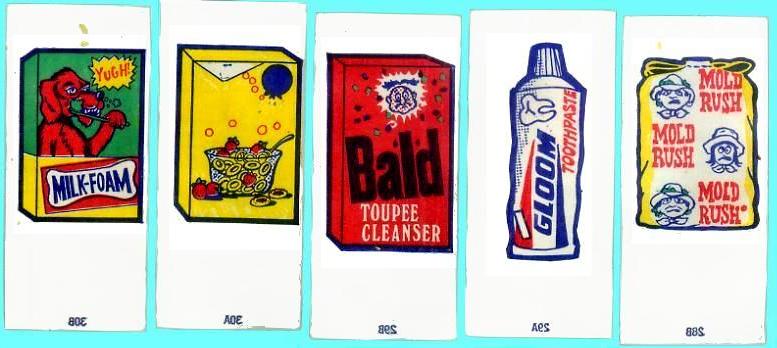 1974 Wacky Packages Tattoos