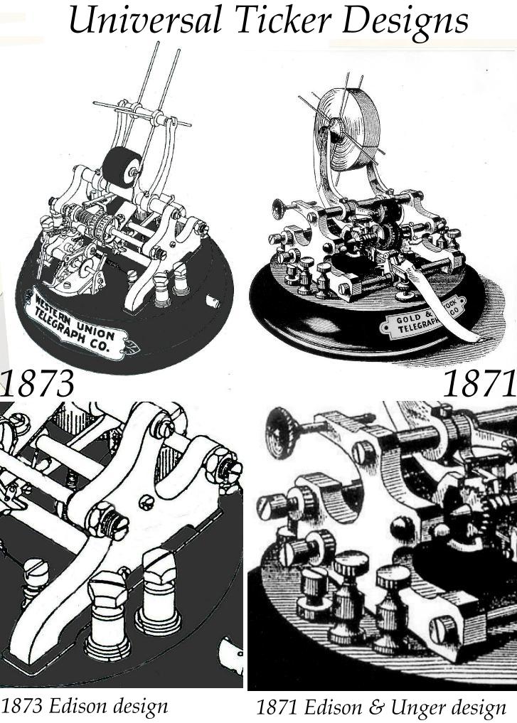 western union stock ticker universal ticker thomas edison 