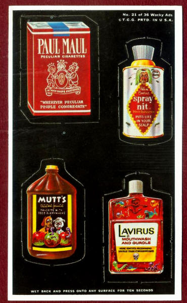 PAUL MAUL, SPRAY NIT, MUTT'S, LAVIRUS